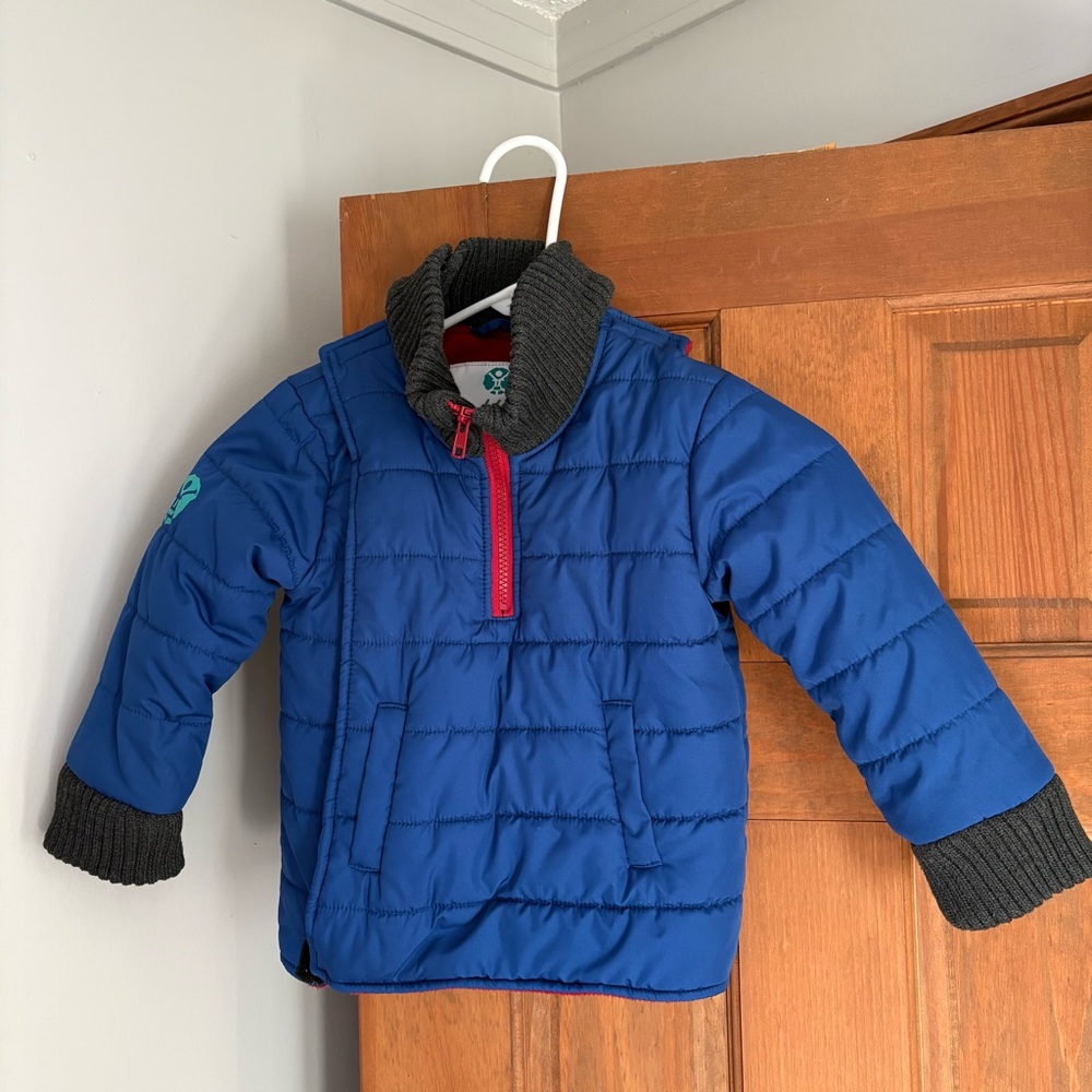 Buckle Me Size 24M 24 Months Baby Coat for Car Seat Toddler Kids Blue Jacket J17